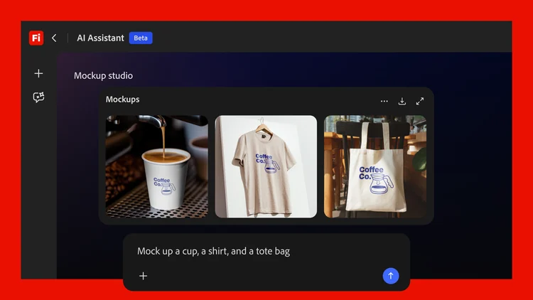 Adobe Firefly generative design interface