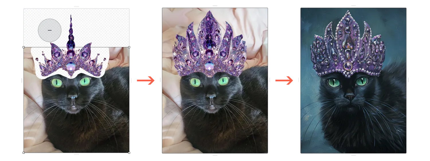 Midjourney image editor interface